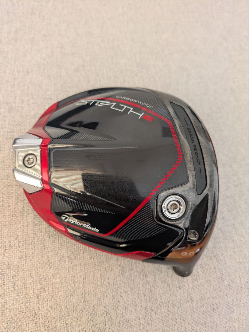 美品　テーラーメイド　ステルス2 ドライバー 9.0 ヘッドのみ（カバー付）