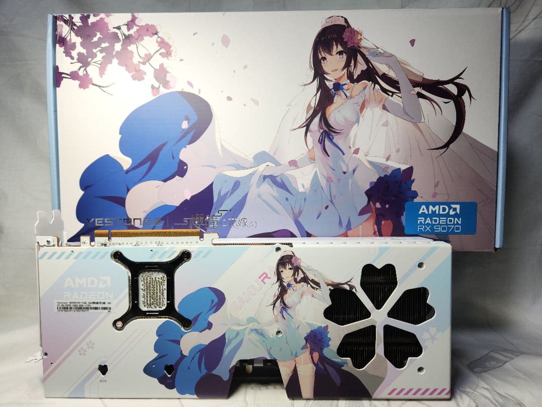 【りあ】Yeston Sakura RADEON RX 9070 16GB