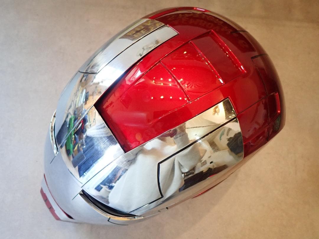 アイアンマン ヘルメット LED付き 自動開閉リモコン付属1：1