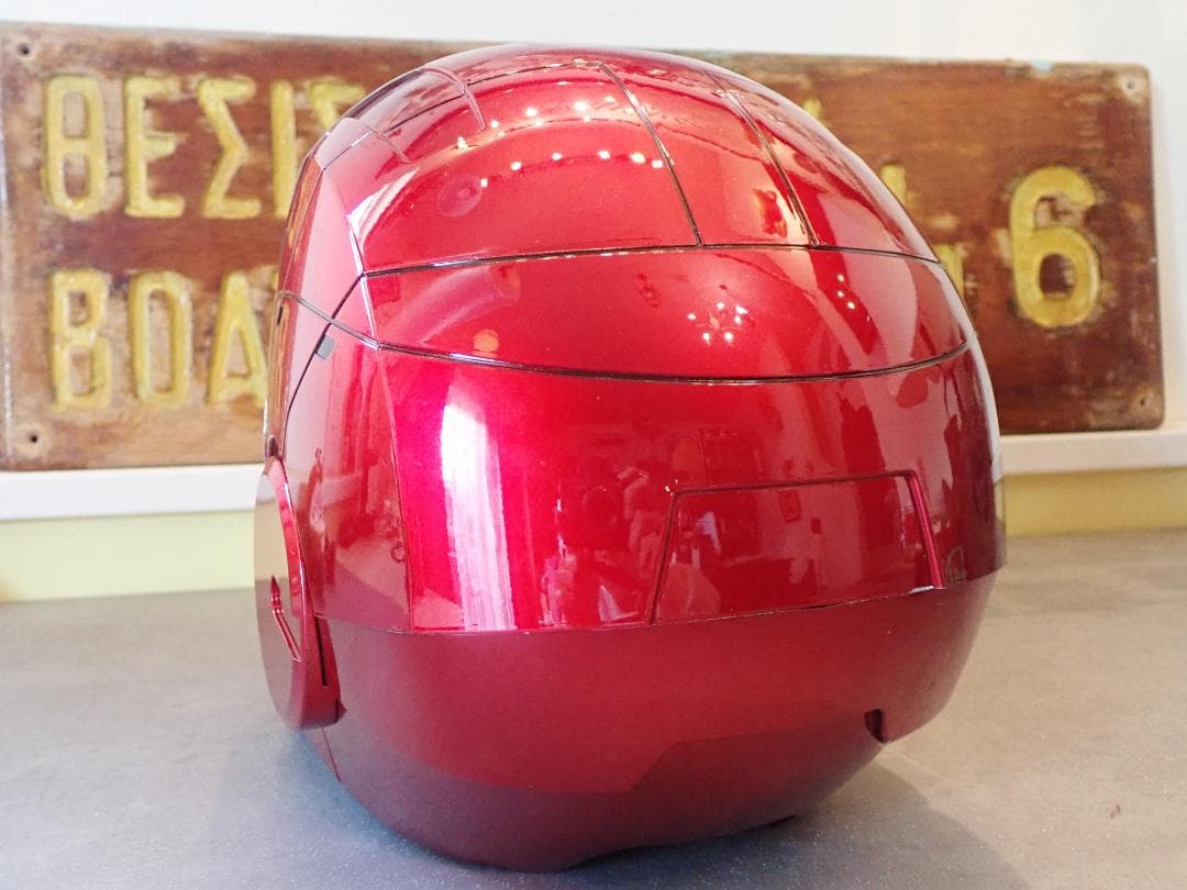 アイアンマン ヘルメット LED付き 自動開閉リモコン付属1：1