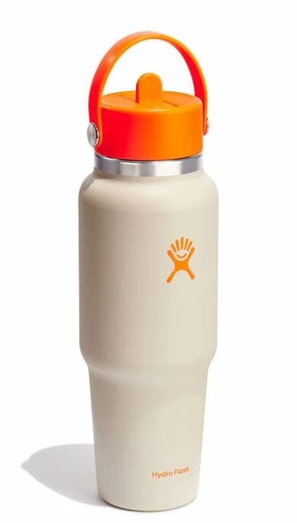 【限定】Hydro Flask 32 oz ネオンオレンジ ストロー付