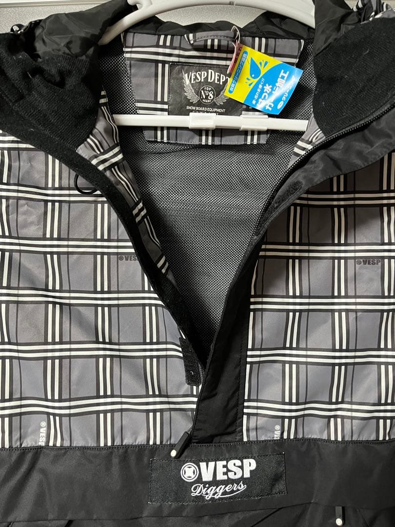 VESPA Digger's チェック柄アノラックジャケット