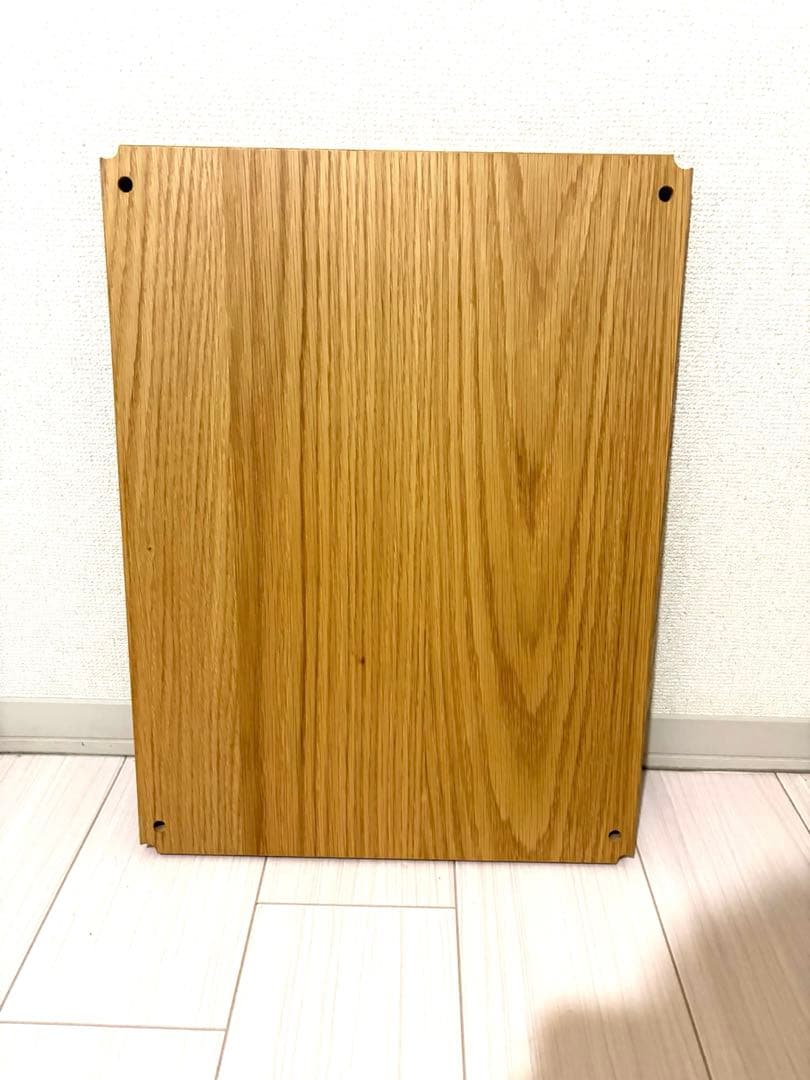 ステンレスユニットシェルフ棚　オーク材　幅56cm　6枚セット