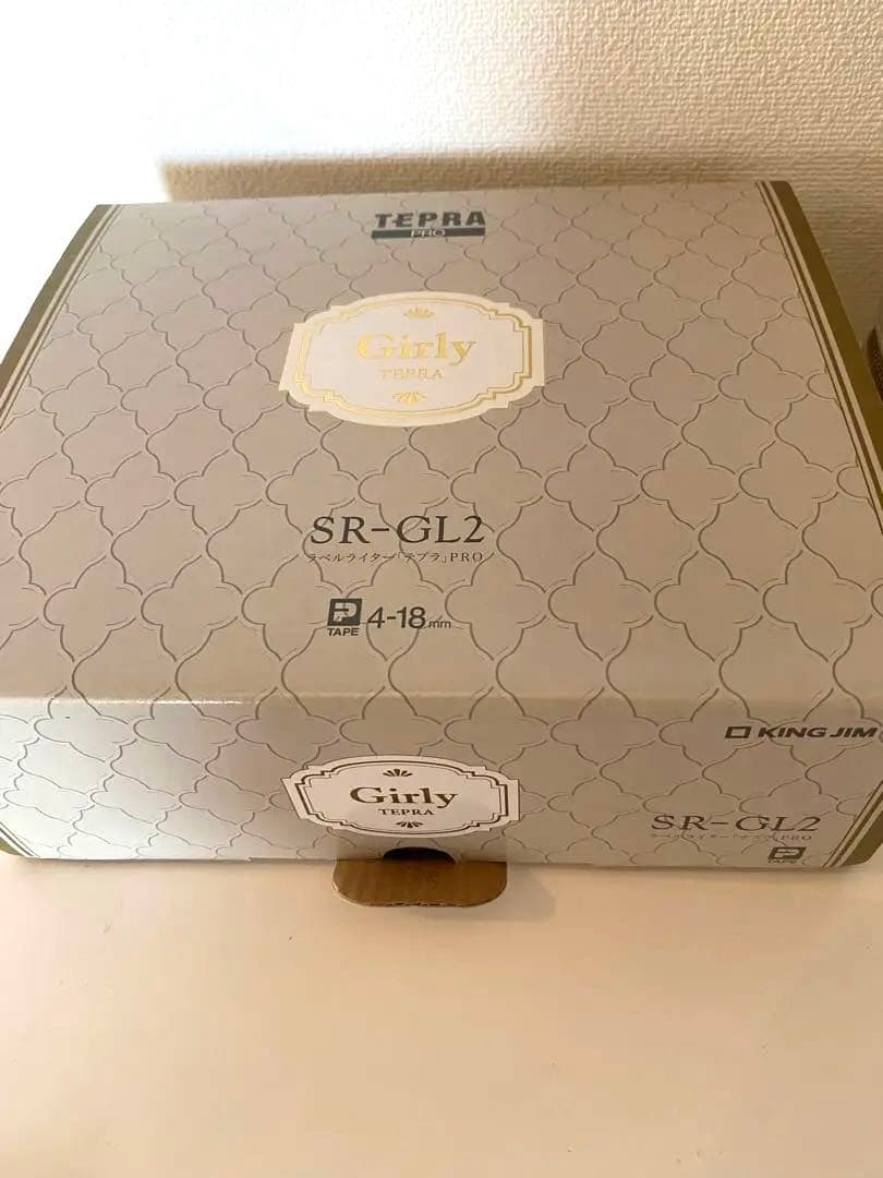 ラベルライター テプラ PRO クリーム SR-GL2 ガーリーテプラ　未使用品