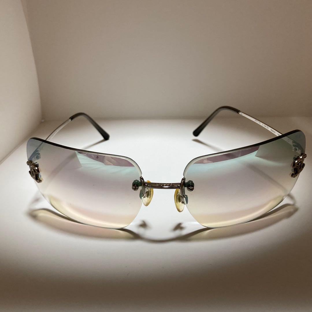 人気★シャネル★CHANEL サングラス リムレス ラインストーン ココマーク