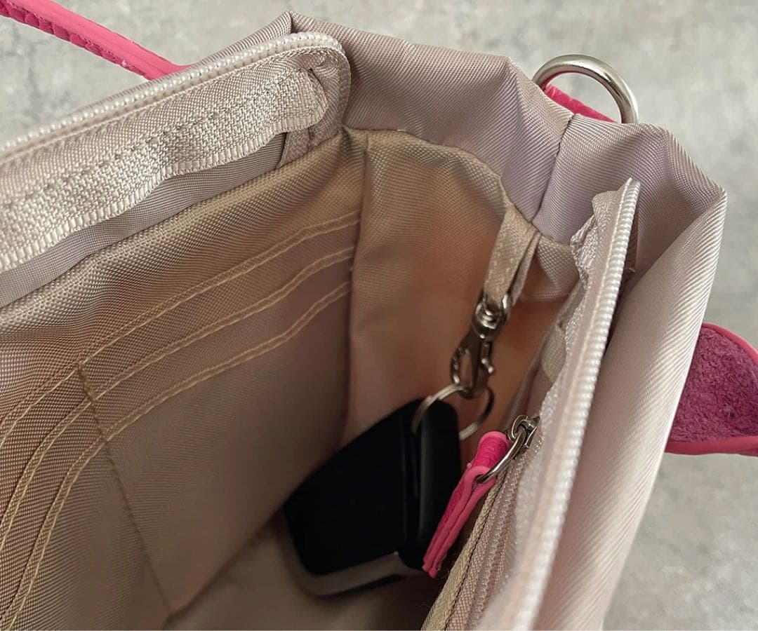 タイムセール　新品未使用　サロンドアルファード　バッグインバッグとパールハンドル