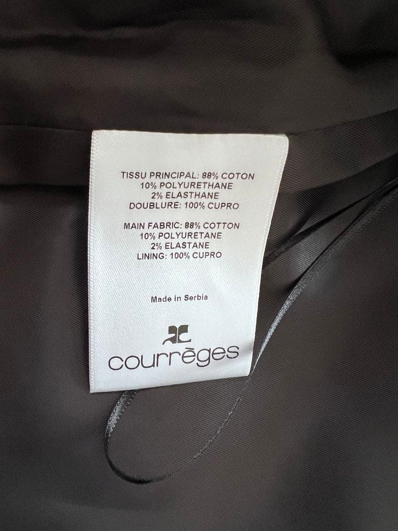 Courrèges クレージュ エナメル ノースリーブ ミニドレス ワンピース