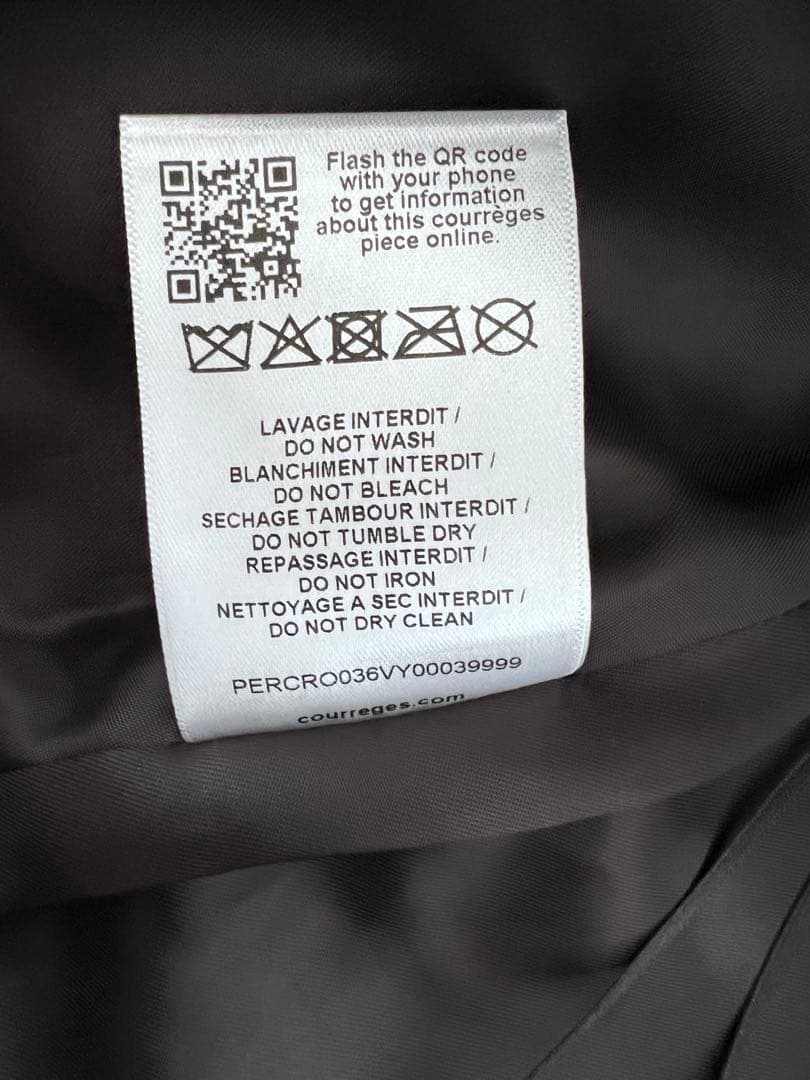 Courrèges クレージュ エナメル ノースリーブ ミニドレス ワンピース