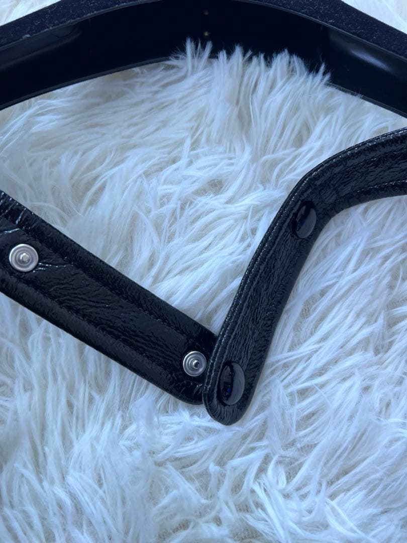 Courrèges クレージュ エナメル ノースリーブ ミニドレス ワンピース