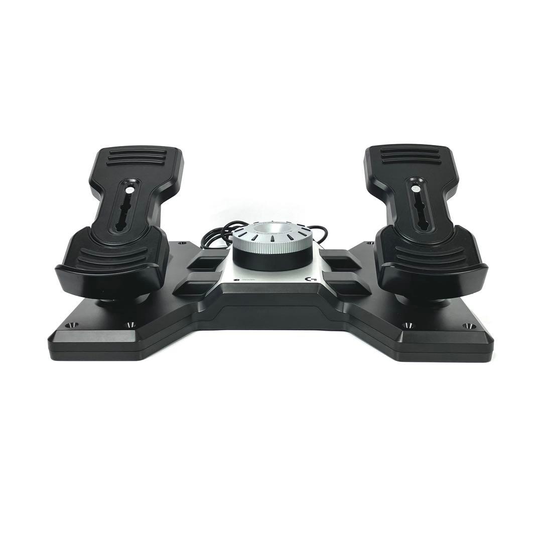 美品　ロジクール　Flight Rudder Pedals　フライトラダーペダル
