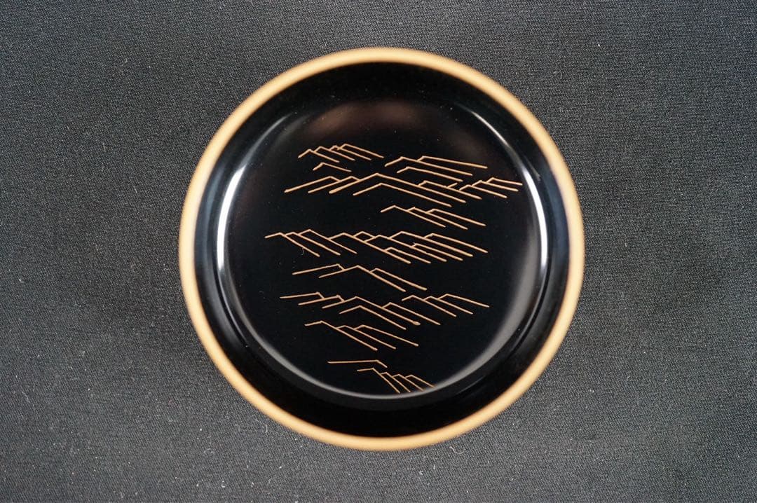 中村宗悦 而妙斎好写 海松貝蒔絵 大棗 共箱 茶道具