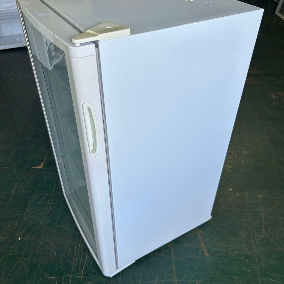 139業務用 冷蔵ショーケース オフィスコンビニ XW-105 左右開き 小型