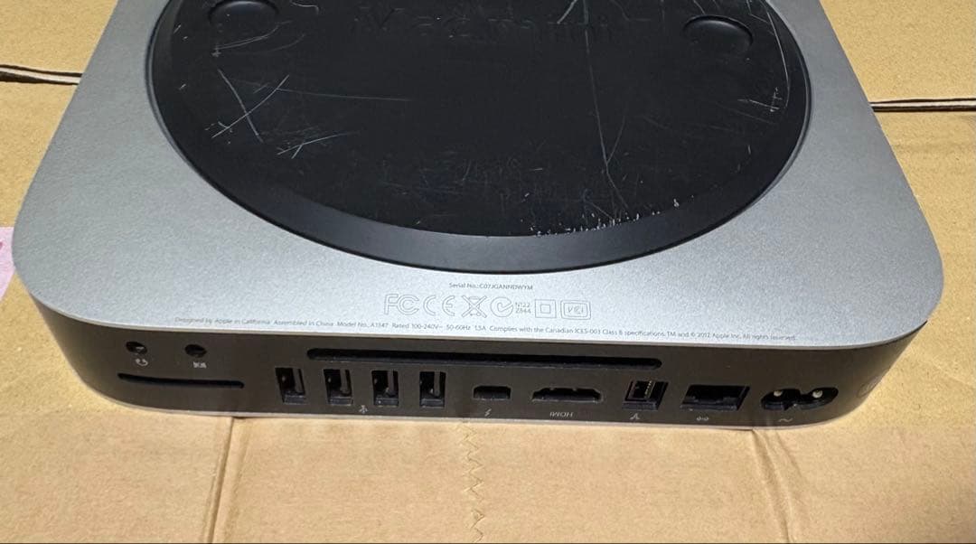 中古 Mac mini (2012) i 7+ 8GB +SSD + HDD