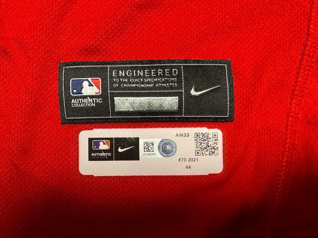 ロサンゼルス・エンゼルス　ジョー・マドン監督　実使用ユニフォーム