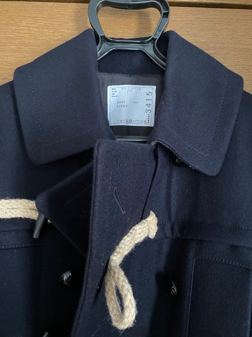 ジャケット・アウター sacai Wool Melton Jacket NAVY size 2