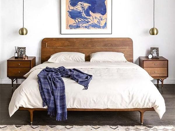 Yt【引き取り限定】ダブル ベッドフレーム & マットレス