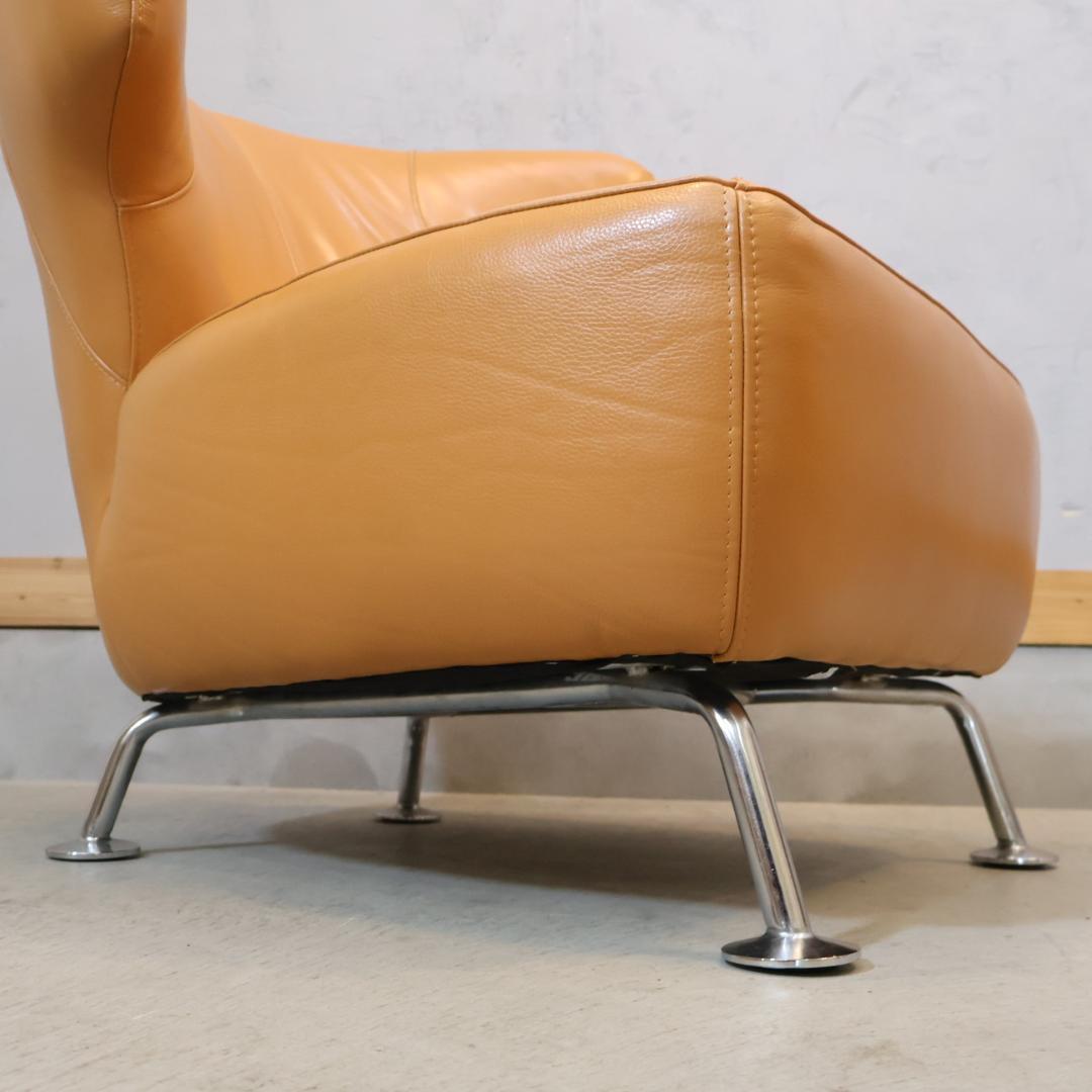 L様　IDC OTSUKA ドミシール 総革張り アームチェア レザー