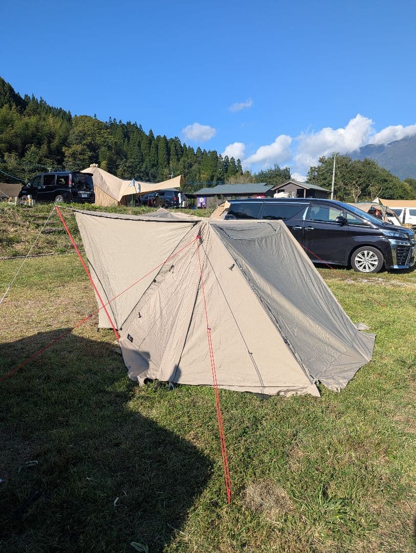 値下げ☆TC素材！FIELDOORパップテントTC320＋横幕＋前幕フルセット☆