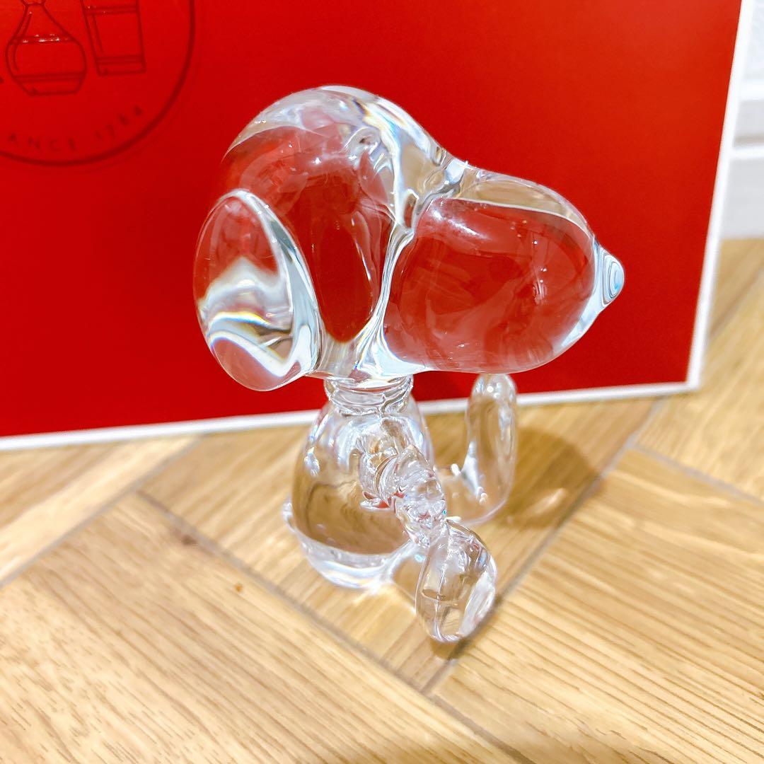 バカラ　Baccarat　SNOOPY フィギュリン ウェルカム スヌーピー