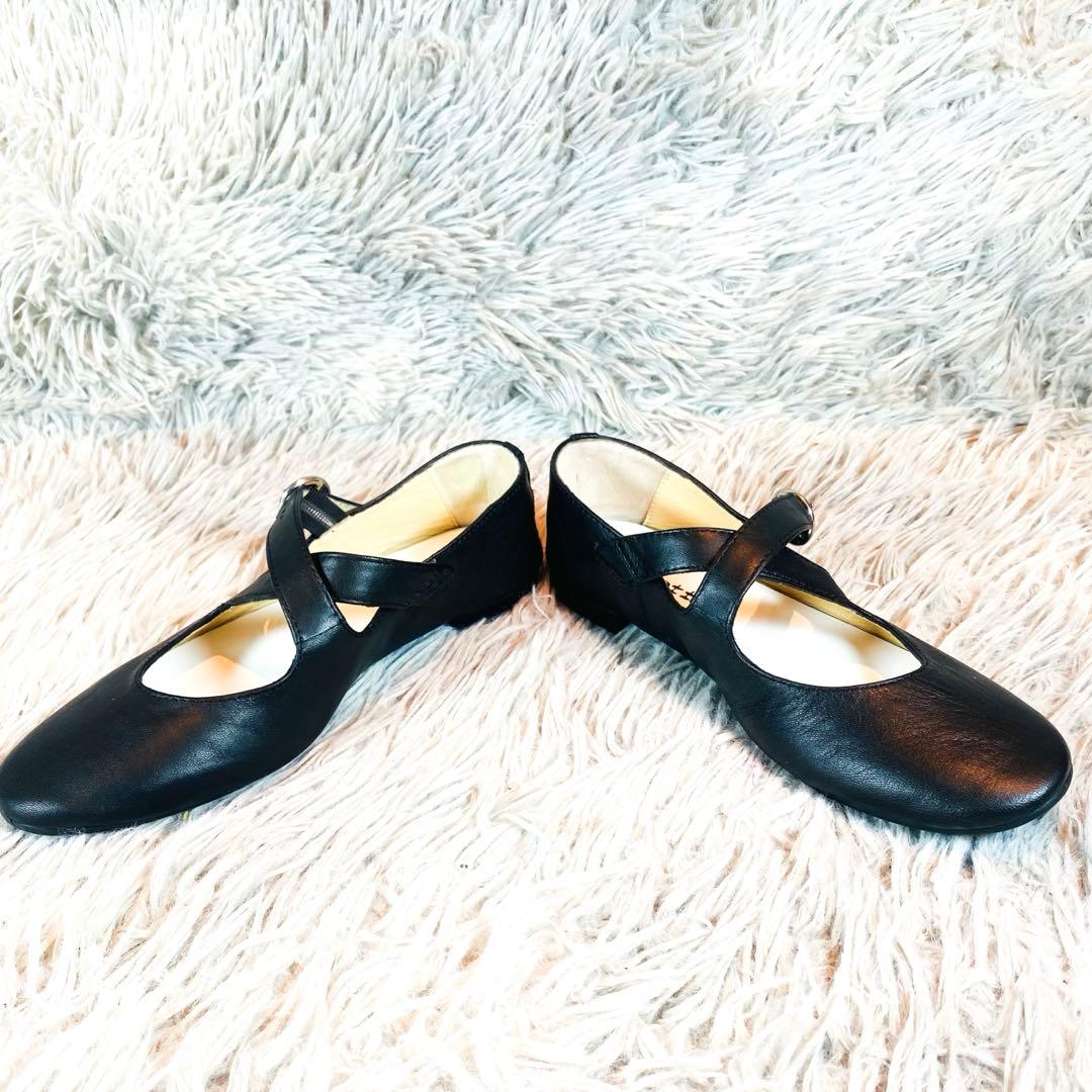 【美品】repetto レペット Mary-Jane バックル フラットシューズ