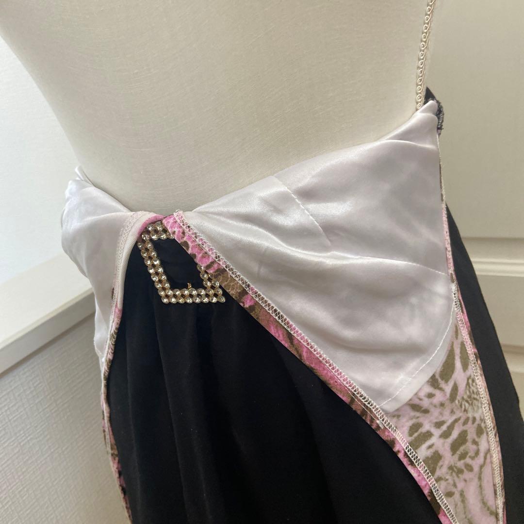 REAL MA＊RS ★キラキラビジュー付き　ホルダーネックリボンキャミ