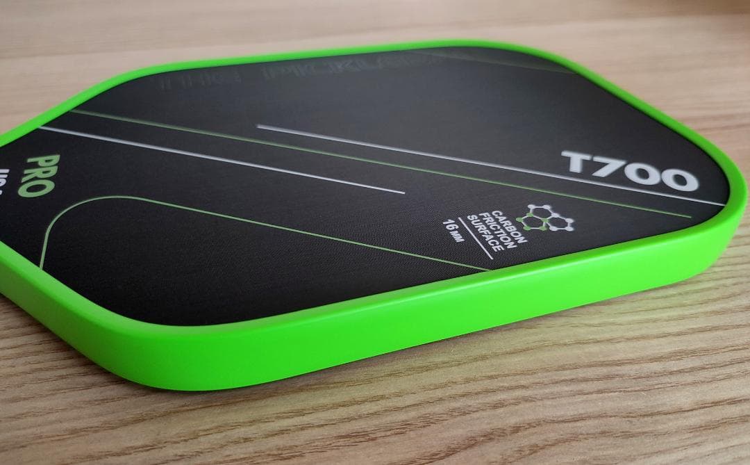 2個セット ピックルボール パドル T700生カーボン ピンク 緑色 カバー付き