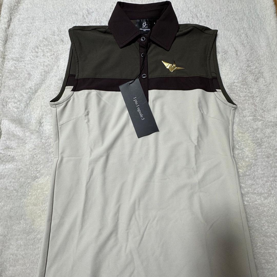 【1PIU1UGUALE3】襟付き ノースリーブ 新品未使用 タグ付き M