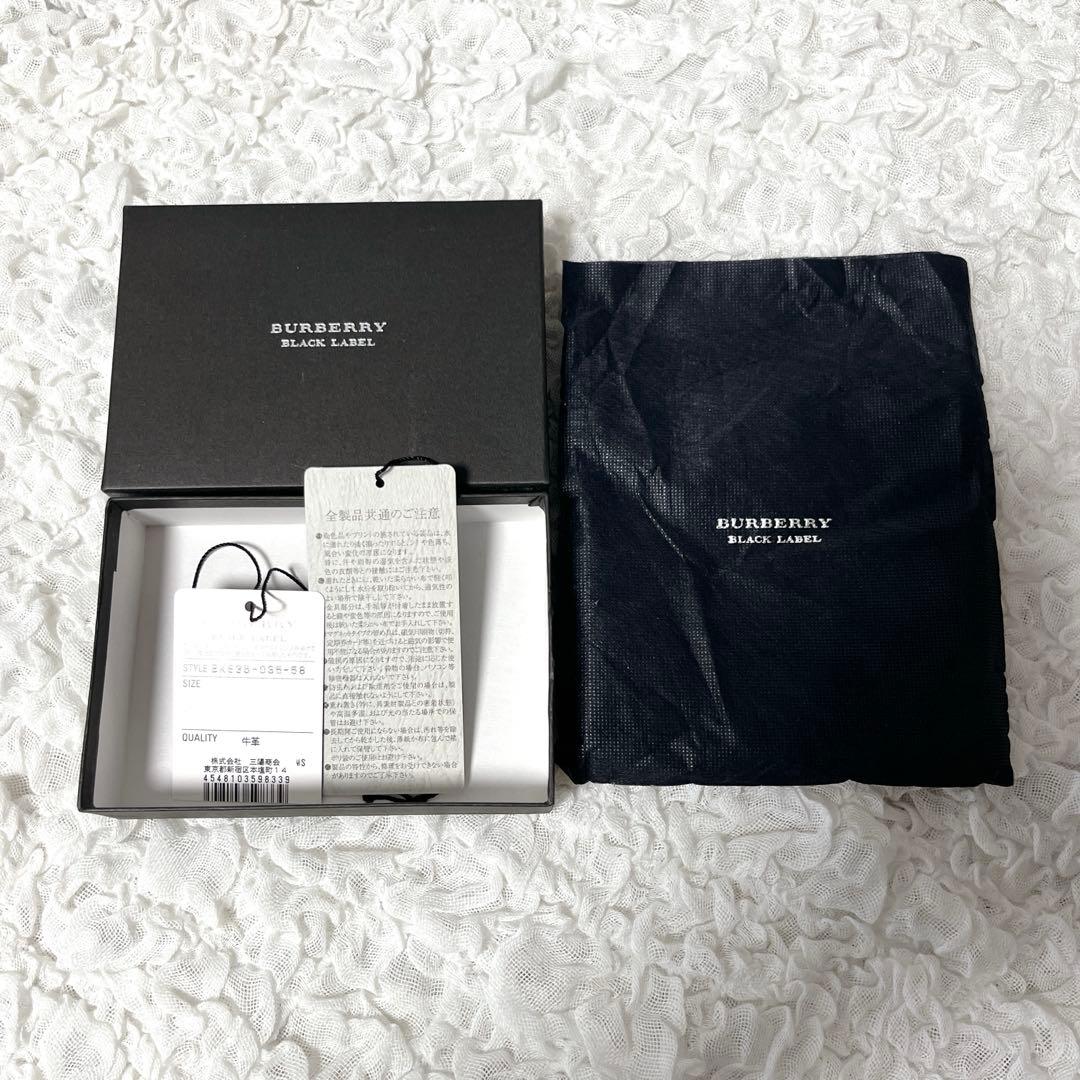 新品✨BURBERRY BLACK LABEL 名刺入れ ダークブラウン