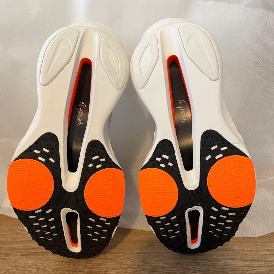 Nike AlphaFly ホワイト/オレンジ/ブルー
