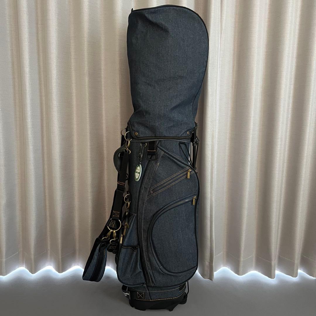 19golf ジュークゴルフ　キャディバッグ デニム　自立　スタンド