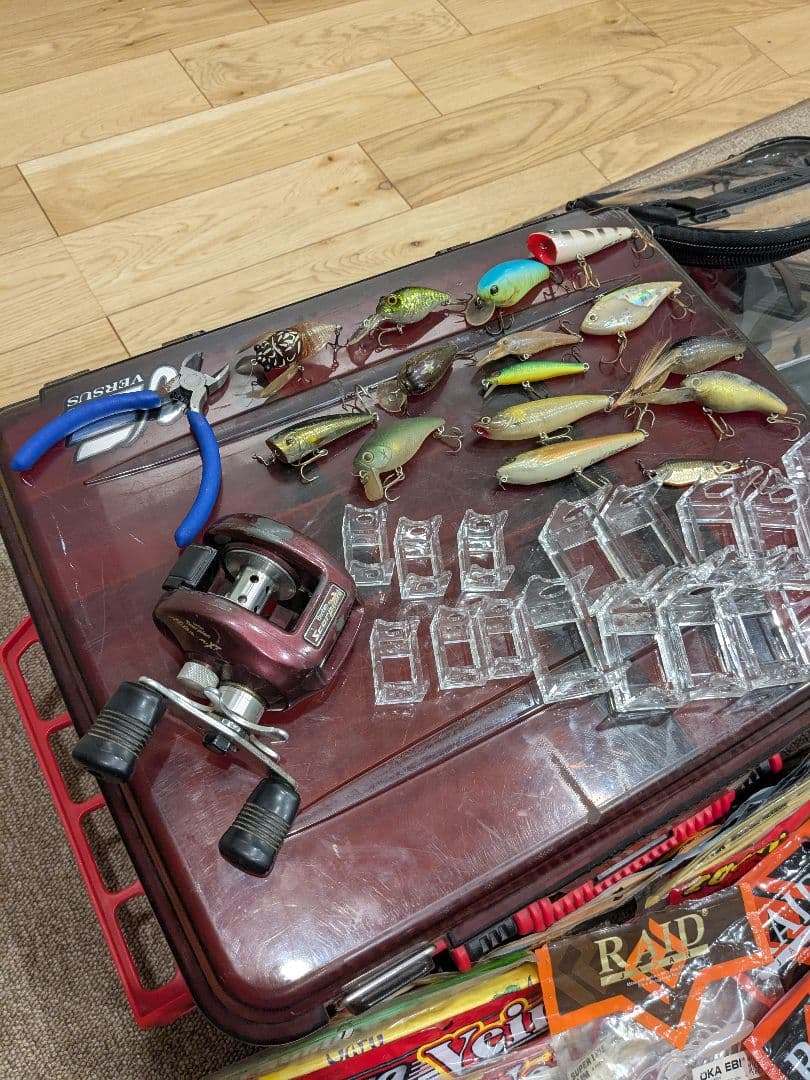 【セール中】バス釣り引退セット　ワーム　ルアー　フック　シンカー　ボックス