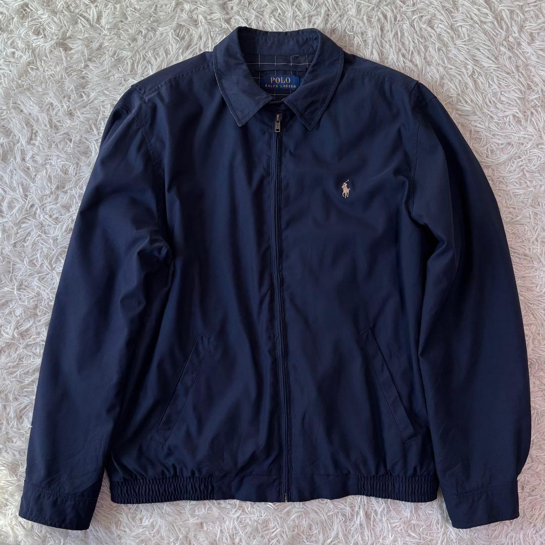 ✨希少色/XL相当✨ポロラルフローレン スイングトップ ペンチェック ポニー刺繍