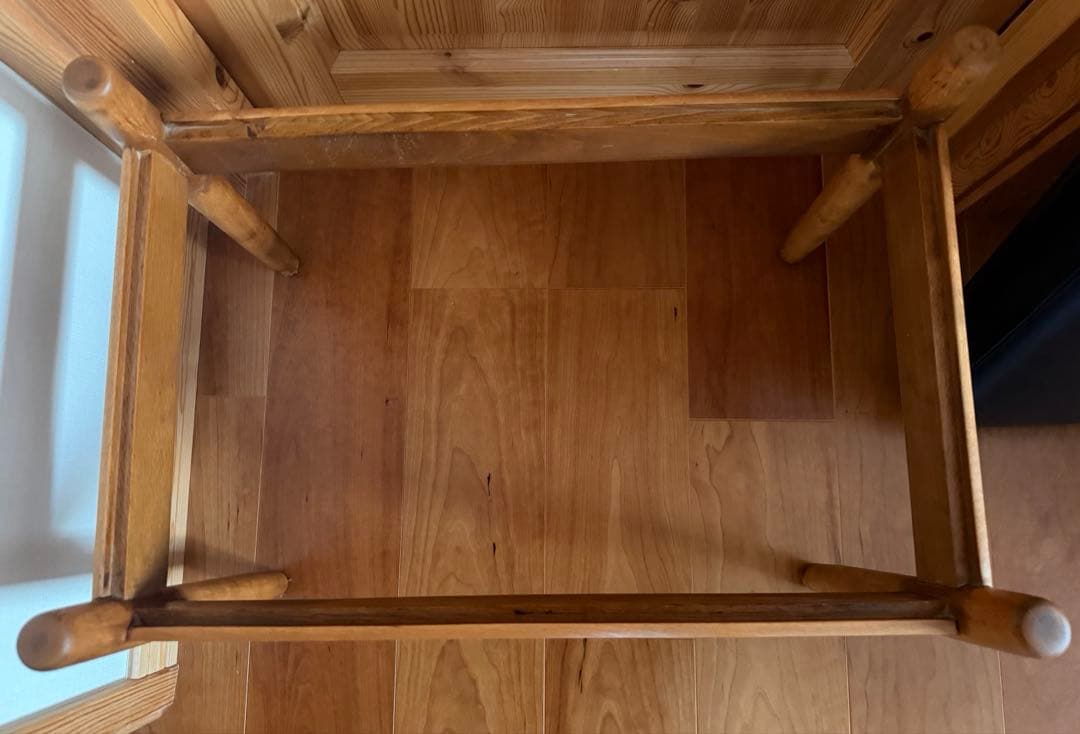 【デンマーク製】1960s 北欧 ビンテージ オットマン スツール ビーチ材