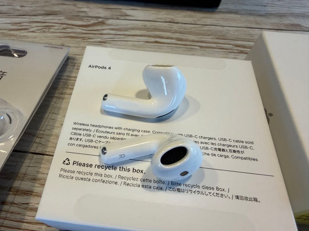 3回使用美品Apple AirPods 4ノイキャン無し