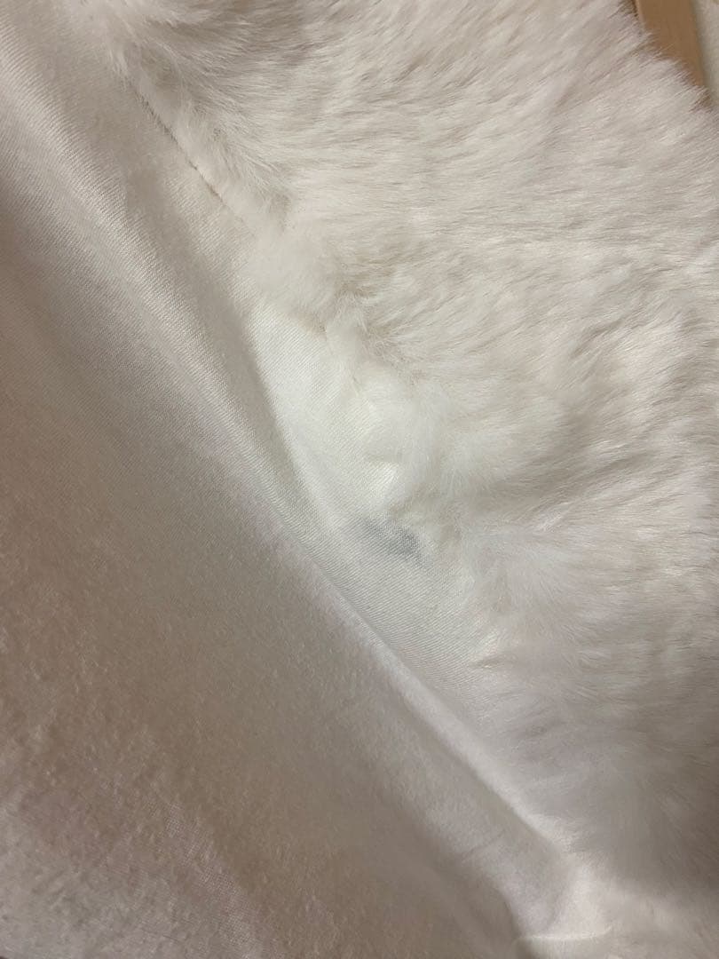 LIZ LISA ポンポンリボンニットファーポンチョ 2024