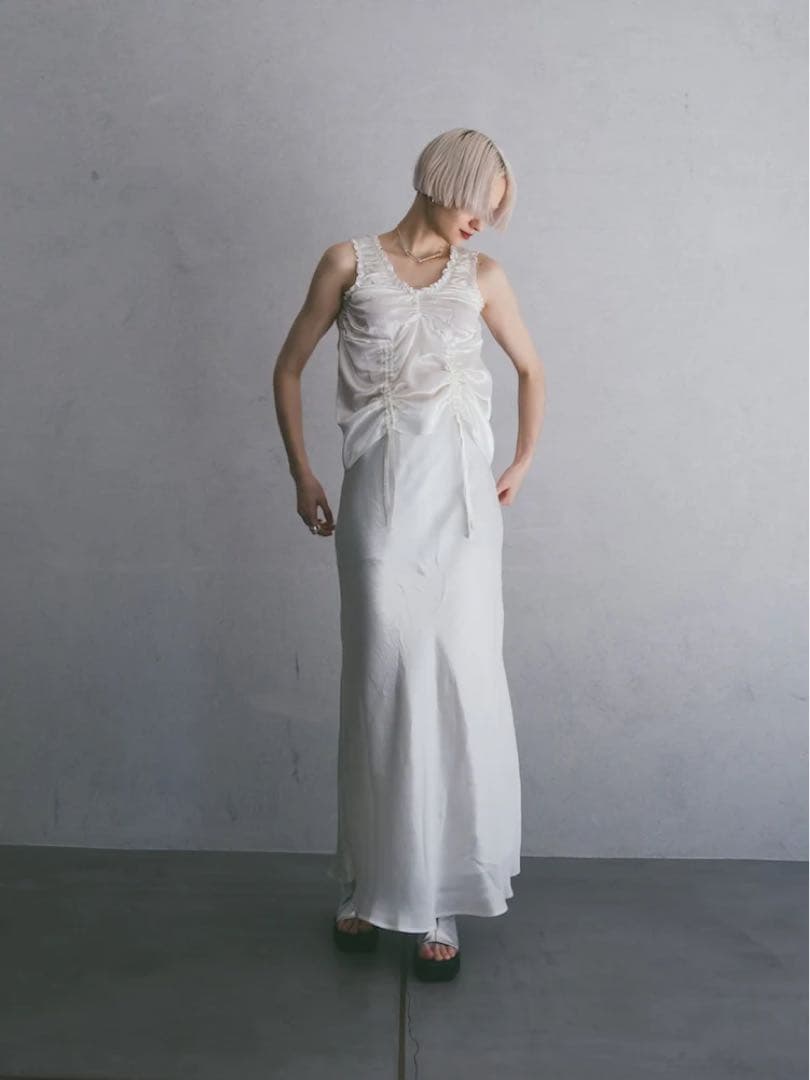 最終値下げ　sahara Gather Shirring Top