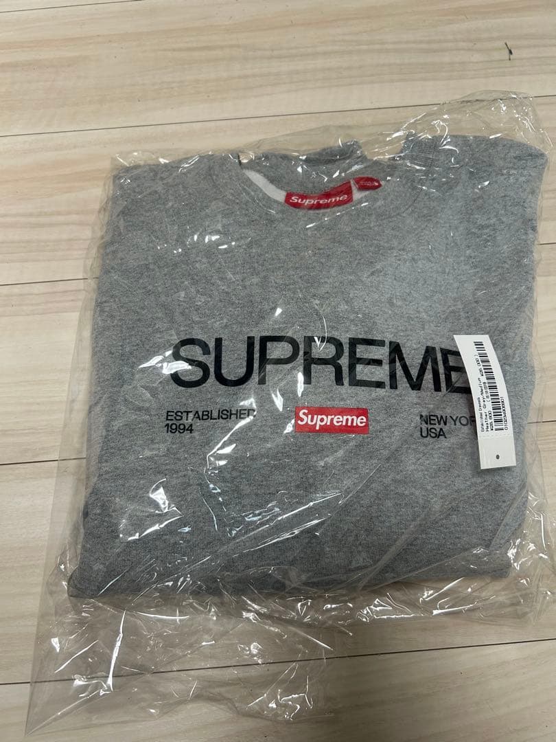 トップス supreme ESTABLISHED CREWNECK M