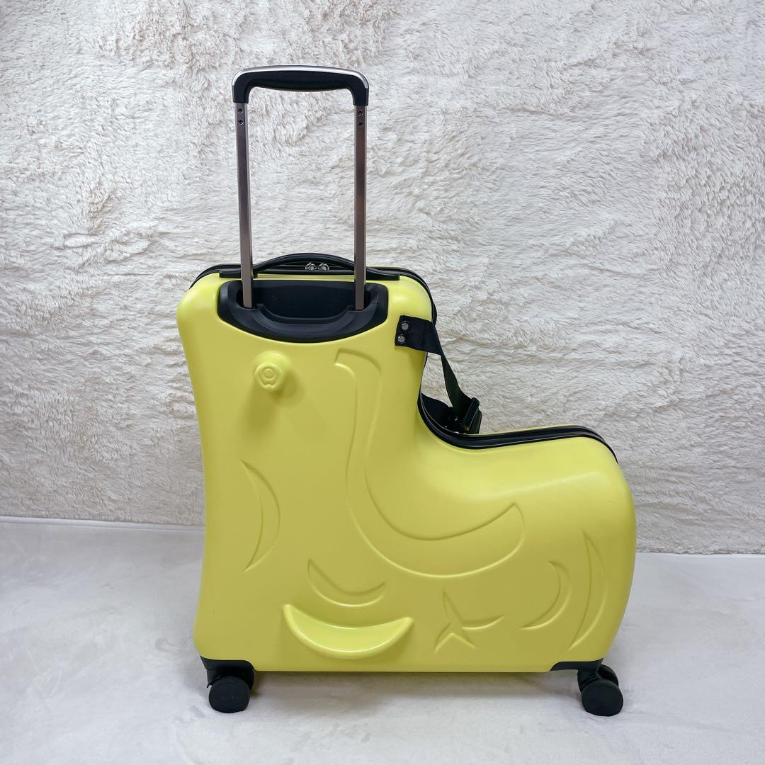 ✨美品✨ NORICCO ノリッコ 子どもが乗れるキャリーケース Mサイズ 黄