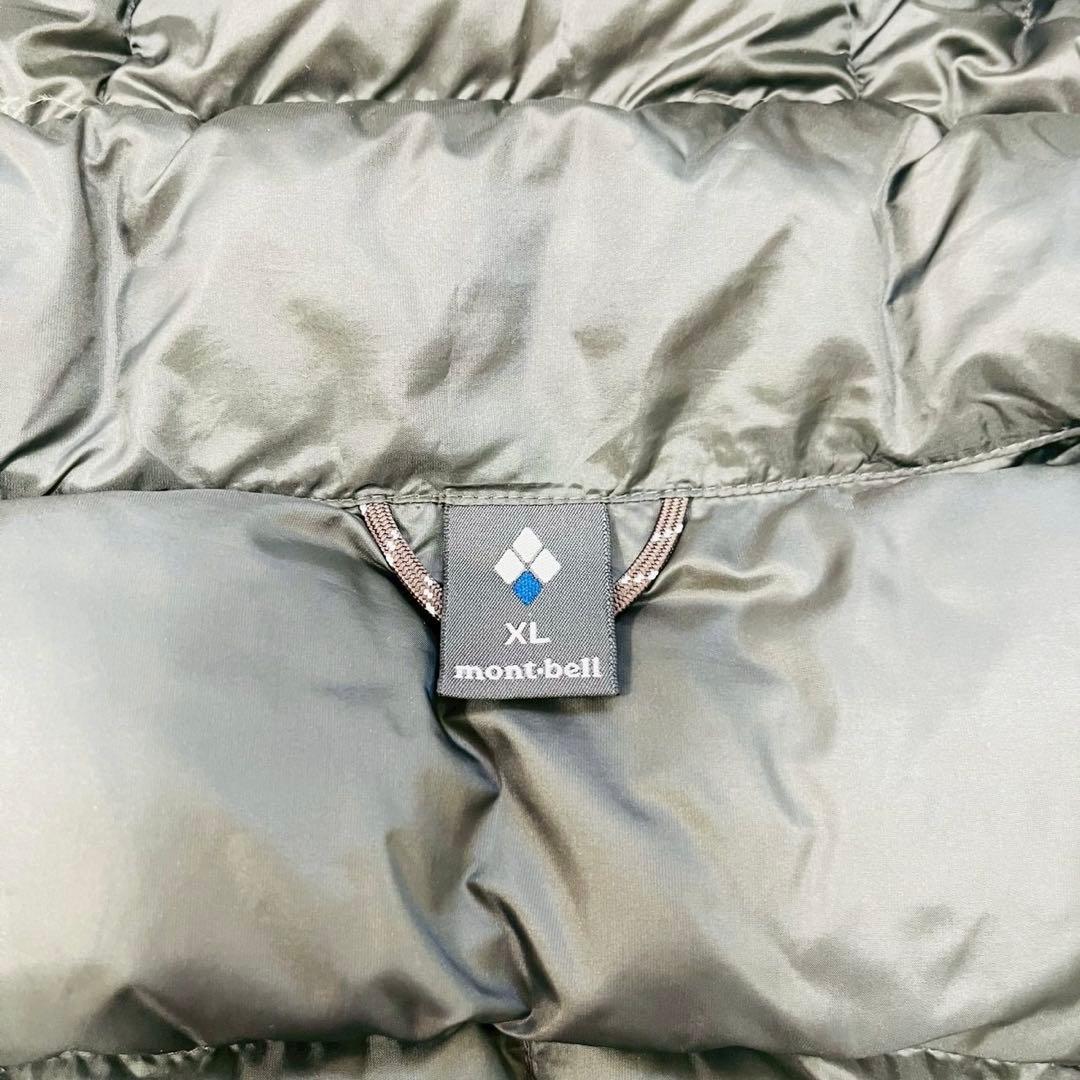 モンベル　ネージュダウン パーカ　XL　ダークブラウン　スタッフバッグなし