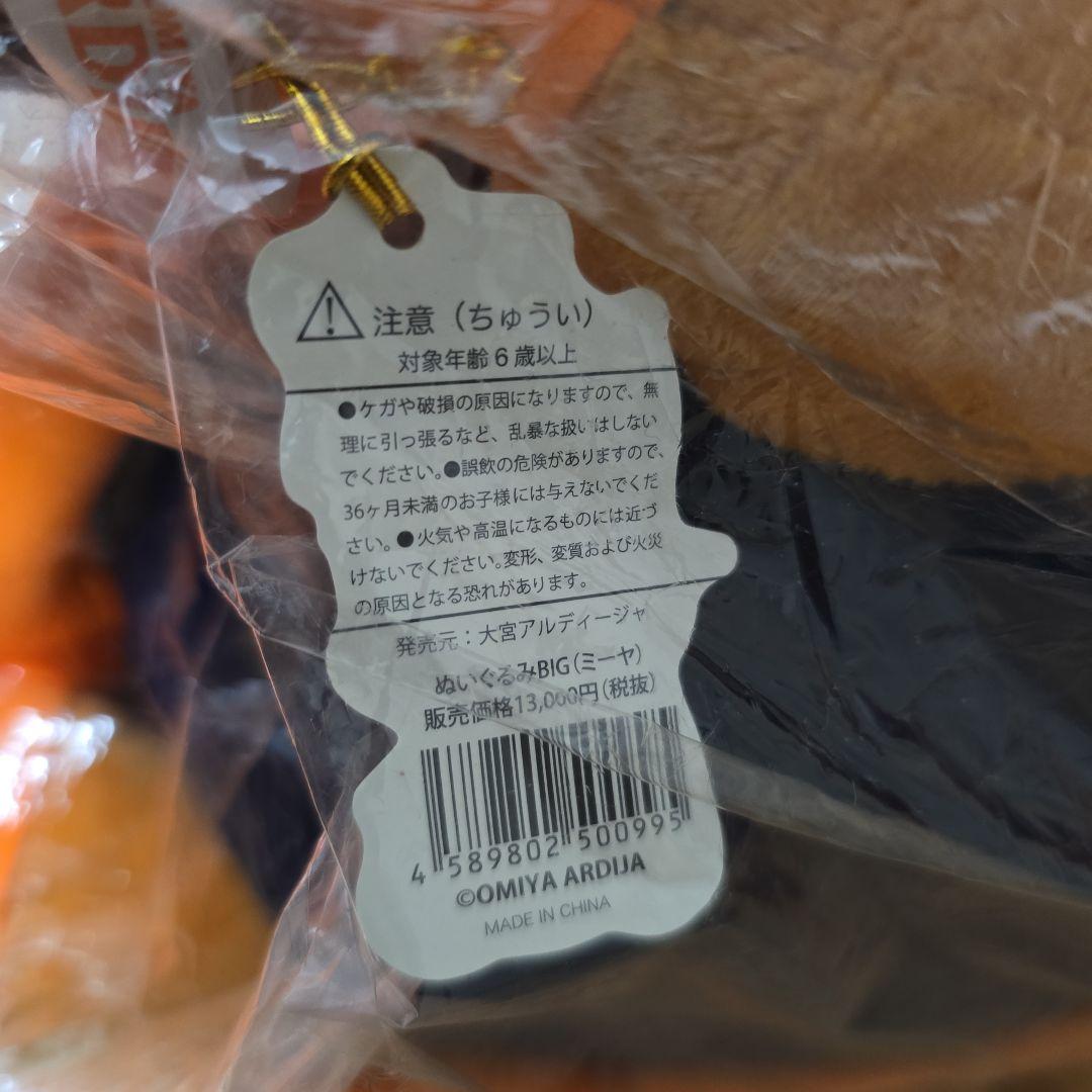 大宮アルディージャ　ミーヤ　BIGぬいぐるみ　新品未開封