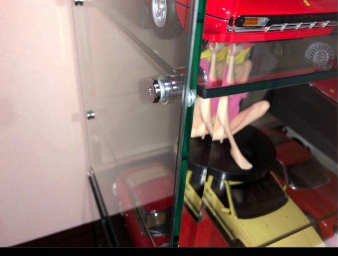 高級ガラスケース☆フィギュア☆コレクション☆1/18☆ミニカー☆ガラスケース☆A