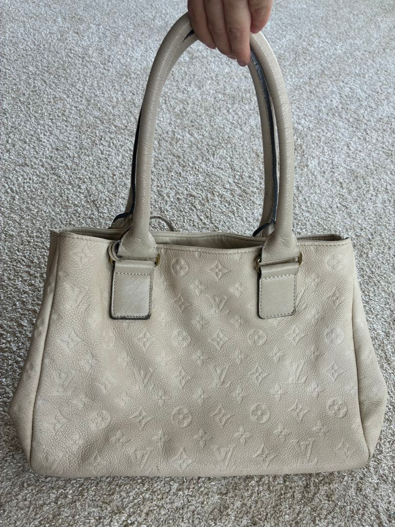 LOUIS VUITTON モノグラムアンプラント　レザーバッグ　オフホワイト♡