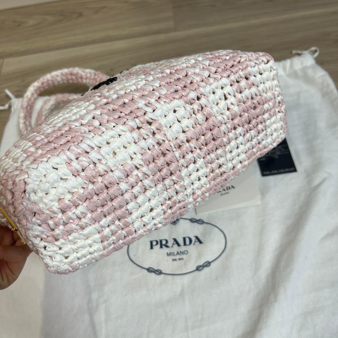 y♡n　新品　PRADA プラダ スモール クロシェ トートバッグ