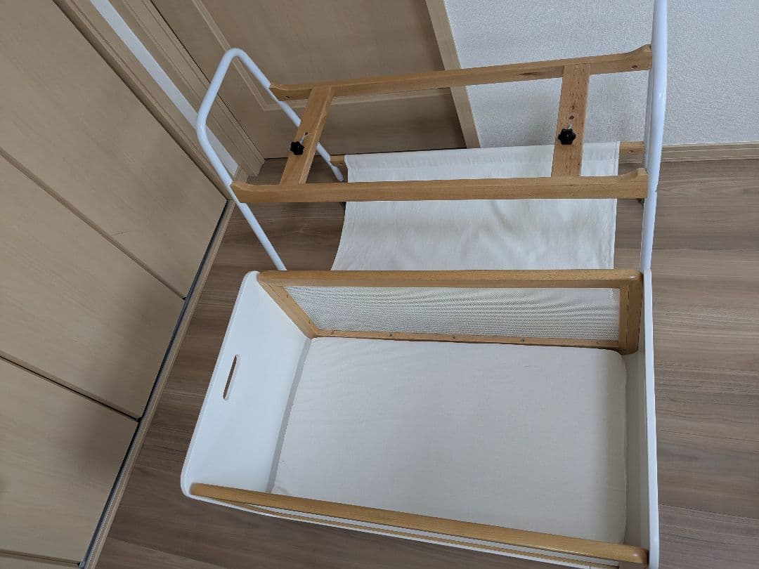 リリワゴン ベビーベッド キャスター付 簡易ベッド ベッド