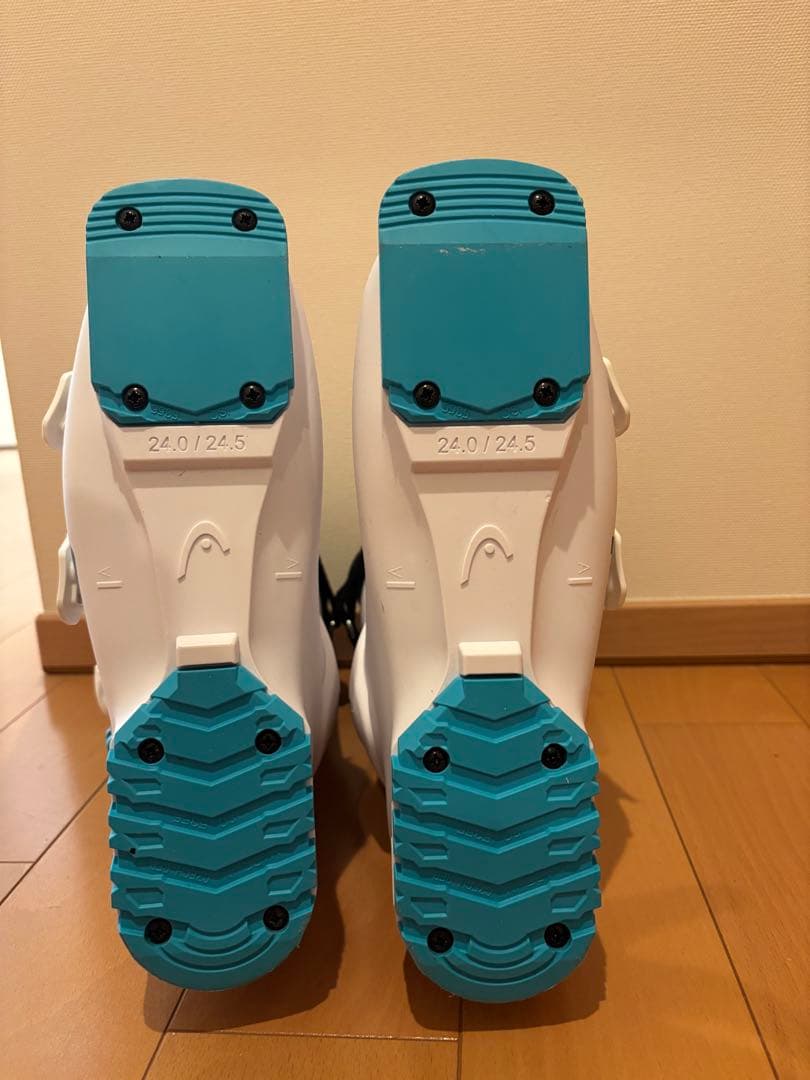 HEAD 子ども用スキーブーツ ホワイト raptor60 24-24.5センチ