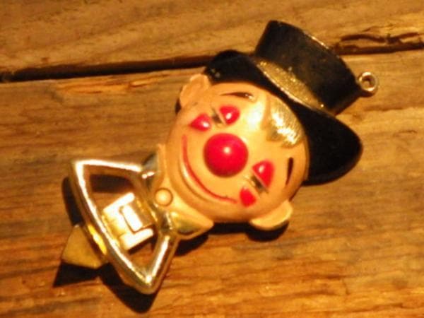 60’S★ピエロ★栓抜き★ボトルオープナー★ビンテージ★ドランクマン★ホーボー