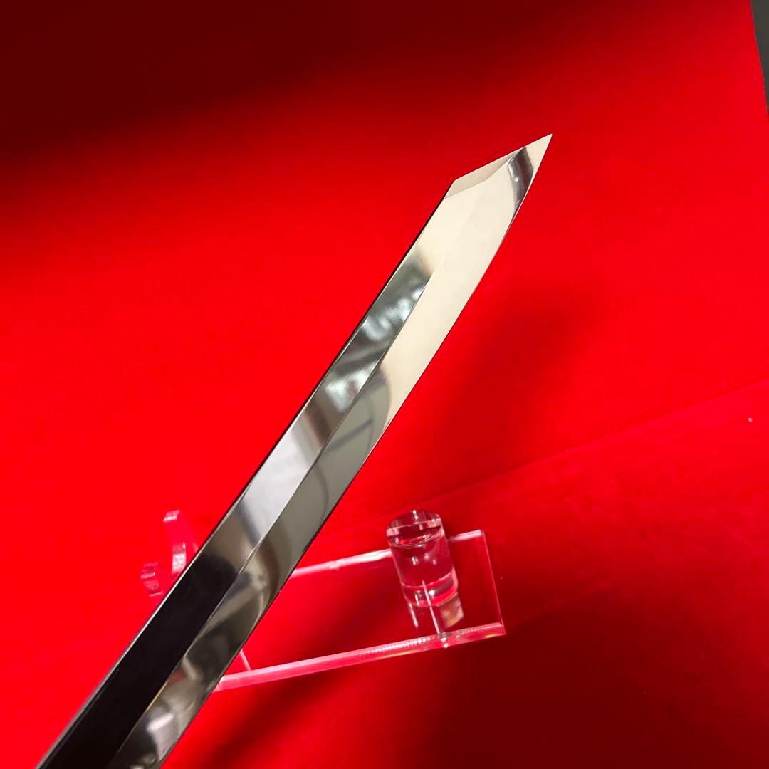 01536 包丁　剣型切付　尺　鏡面仕上げ　切味抜群　箱付　未使用品