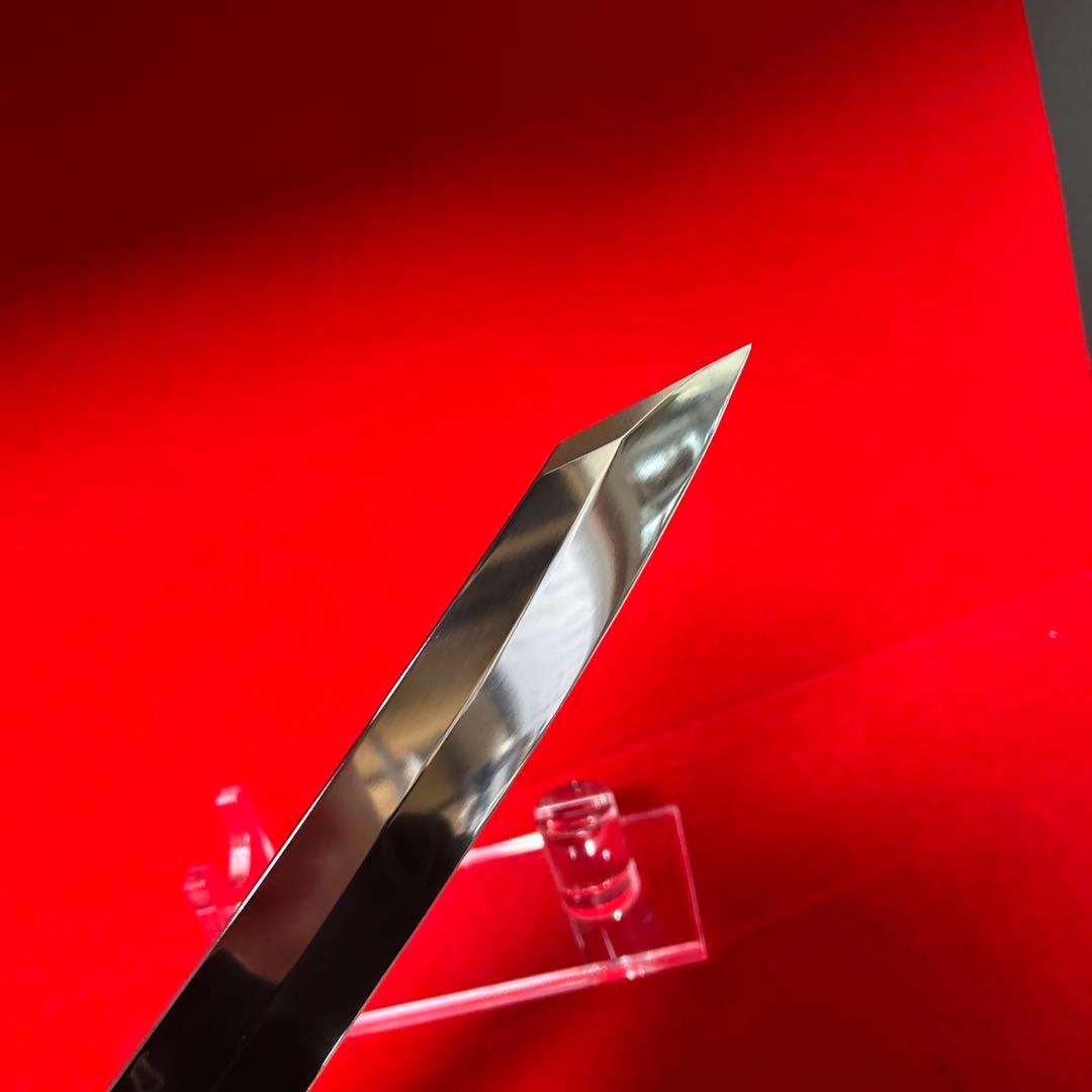 01536 包丁　剣型切付　尺　鏡面仕上げ　切味抜群　箱付　未使用品