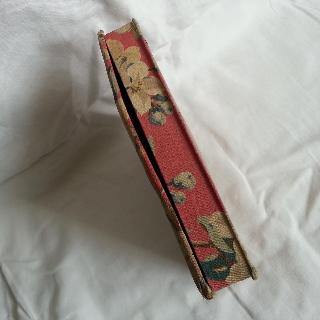 カルトナージュ 花 ピンク フランス アンティーク