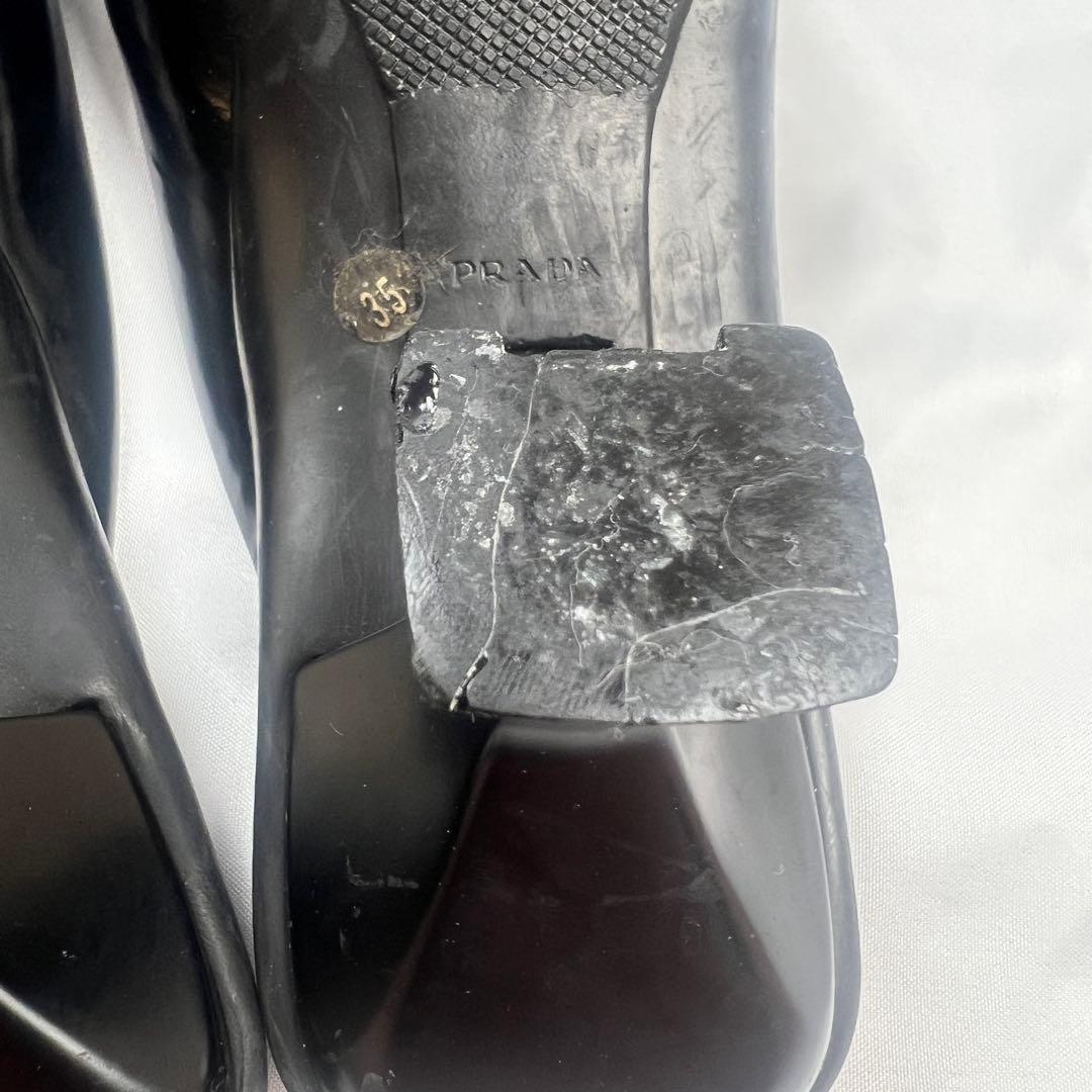 靴 Arcive PRADA leather mules black